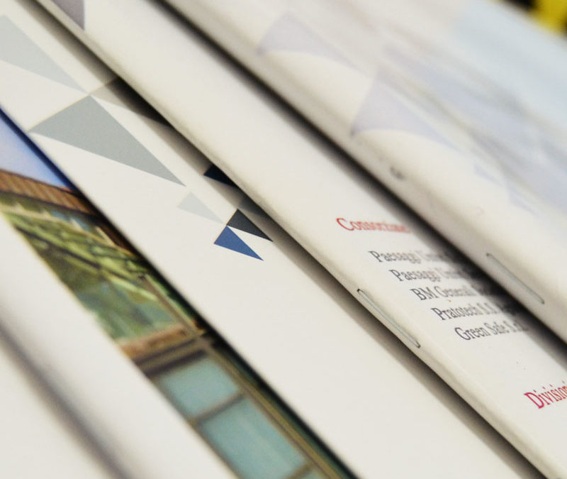 Brochure punto metallico
